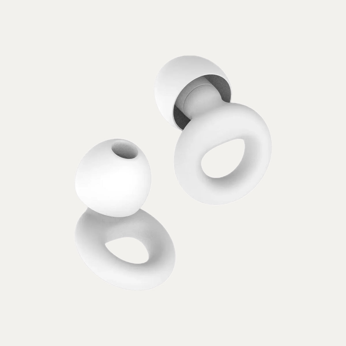 Bouchons d'oreilles CalmiRing Original, couleur blanc nuage