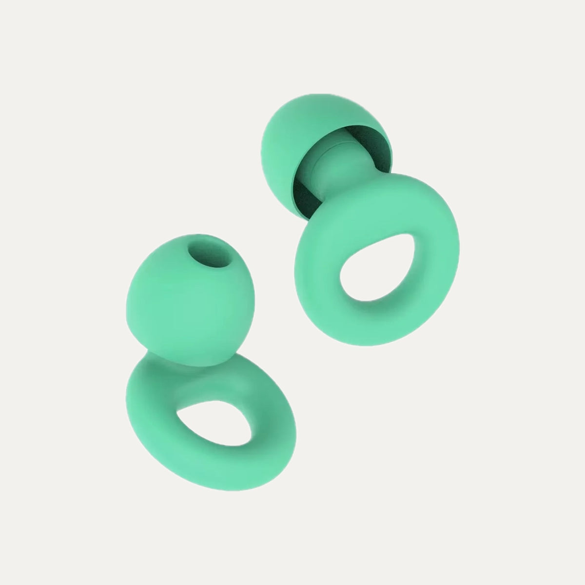 Bouchons d'oreilles CalmiRing Original, couleur vert menthe